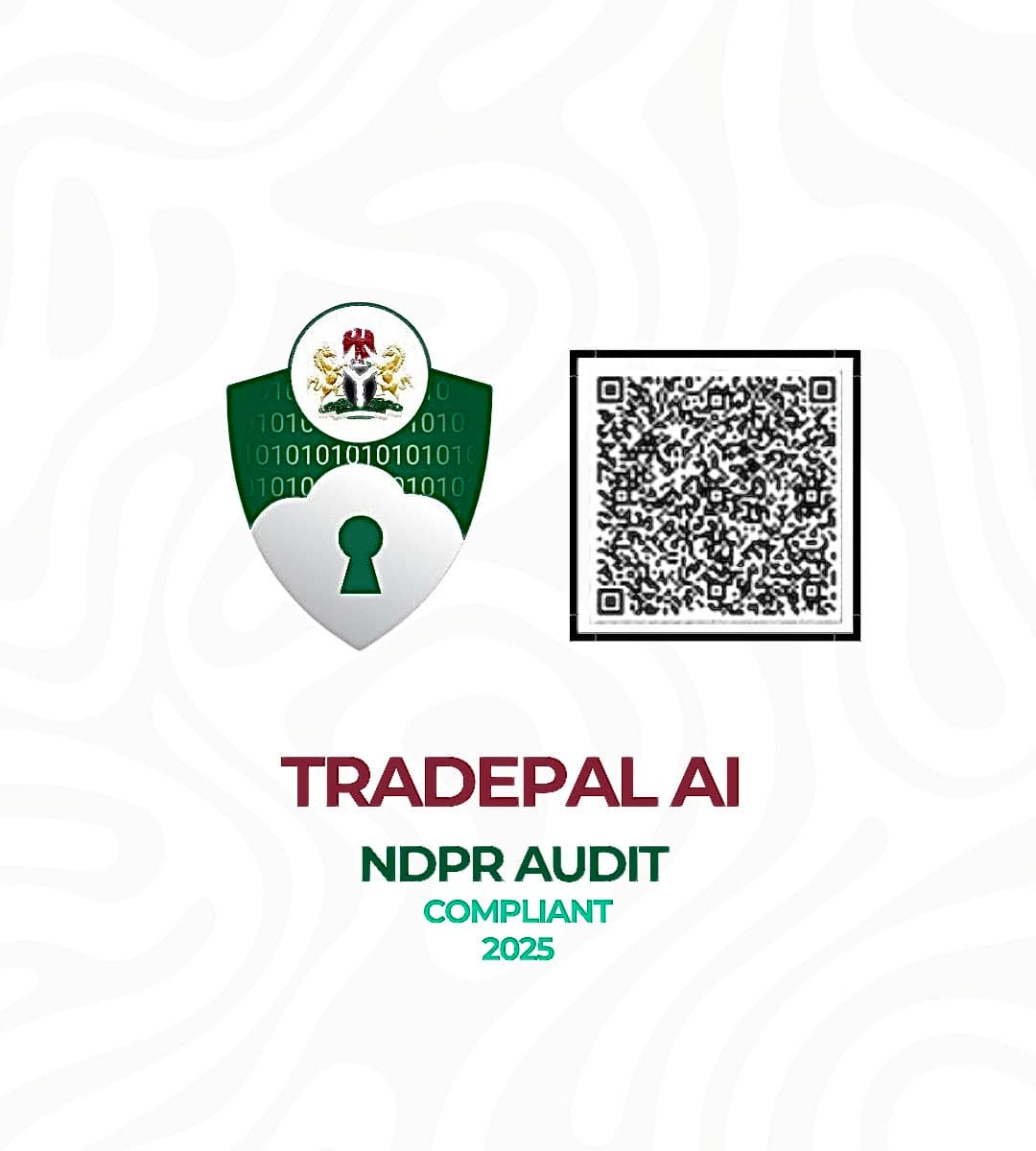 Tradepal AI NDPR audit compliant badge